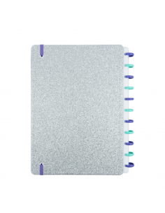 Cuaderno lnteligente Lets Glitter Silver 2.0 Grande