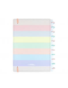 Cuaderno Inteligente Arco Iris Pastel Grande