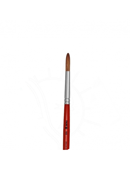 Pincel 165, 0-Redondo oreja de buey, Tigre.