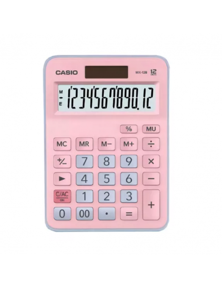 Calculadora de Escritorio CASIO 12DG PK - MX-12B-PKLB-W- DC