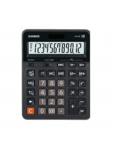 Calculadora de Escritorio Casio 14DG BK - GX-14B-W-DC