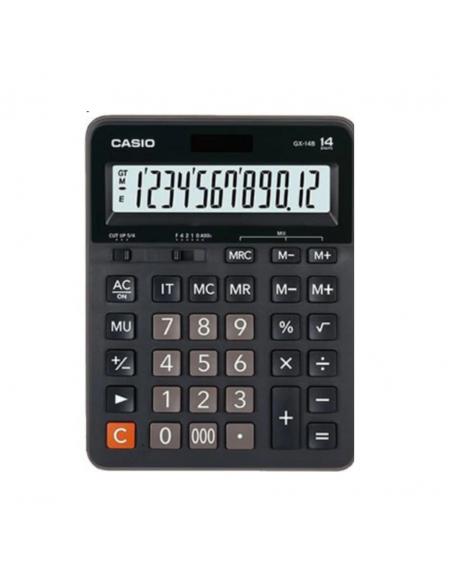 Calculadora de Escritorio Casio 14DG BK - GX-14B-W-DC