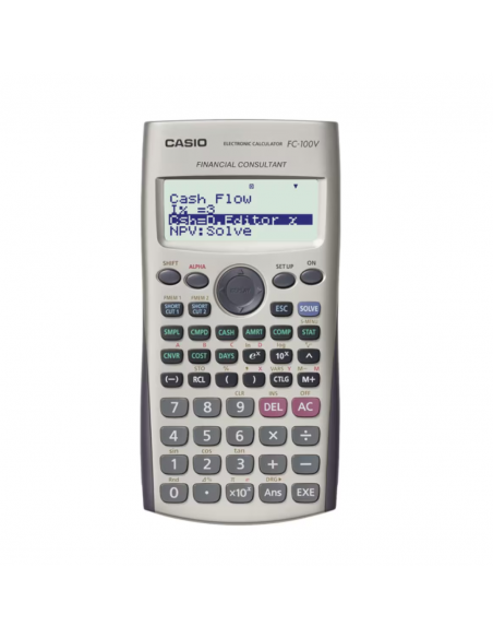 Calculadora Financiera CASIO GD-GY - FC-100V-W-DH