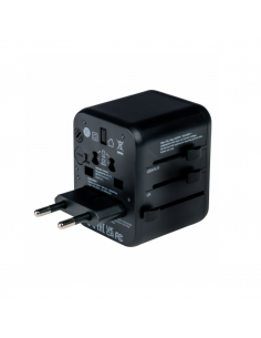 VERBATIM Adaptador universal de viaje 20W USB-C USB-A