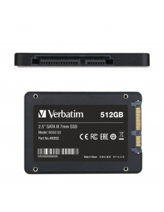 VERBATIM Disco Interno VI550 Sata III 2.5 Internal SSD 512GB