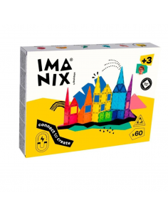 Juego de Construcción Magnético de 60 Piezas IMANIX