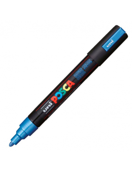 POSCA Marcador Azul Metálico 5m