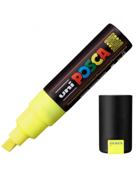 POSCA Marcador Amarillo Fluorescente 8MM (8k)