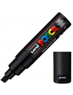 Marcador Negro  (8k) POSCA