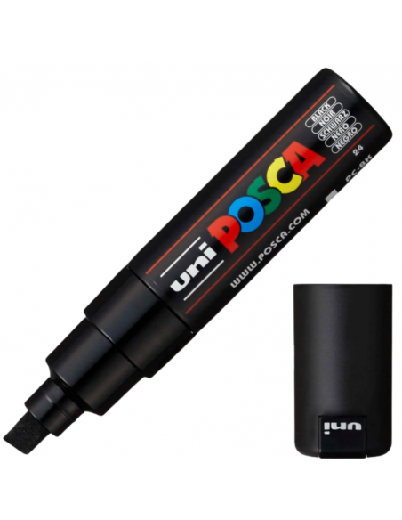 Marcador Negro  (8k) POSCA