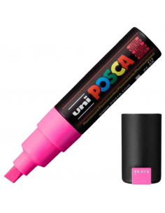 Marcador Rosado Fluorescente 8MM (8k) POSCA