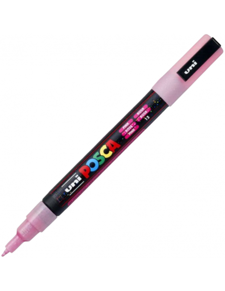 Marcador Rosado Glitter 1.3mm PC-3M POSCA