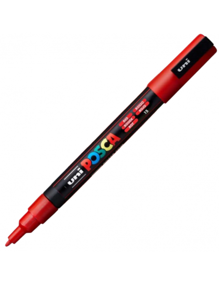 Marcador Rojo 1.3mm PC-3M POSCA