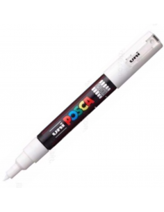 Marcador Blanco 0.7mm PC 1m POSCA