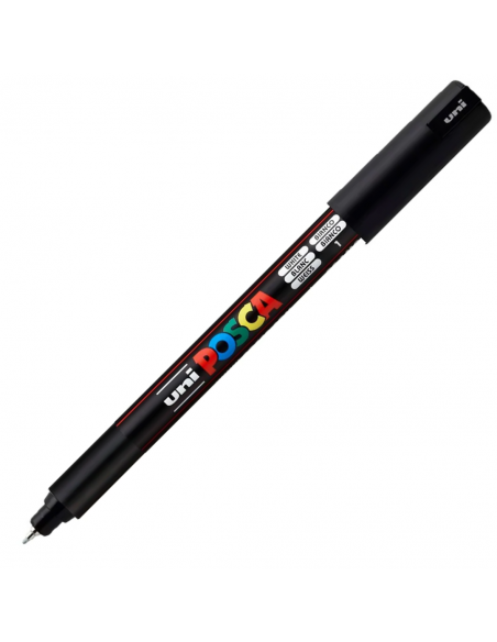 Marcadores Negro Punta Fina 0.7MM PC-1MR POSCA