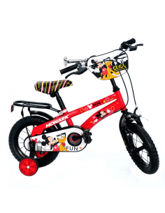 MONARK Bicicleta Aro 12 Mickey Fun Rojo