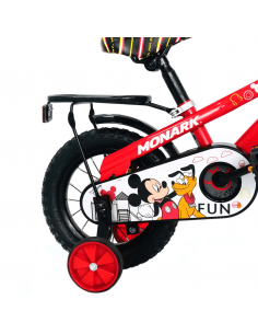 MONARK Bicicleta Aro 12 Mickey Fun Rojo