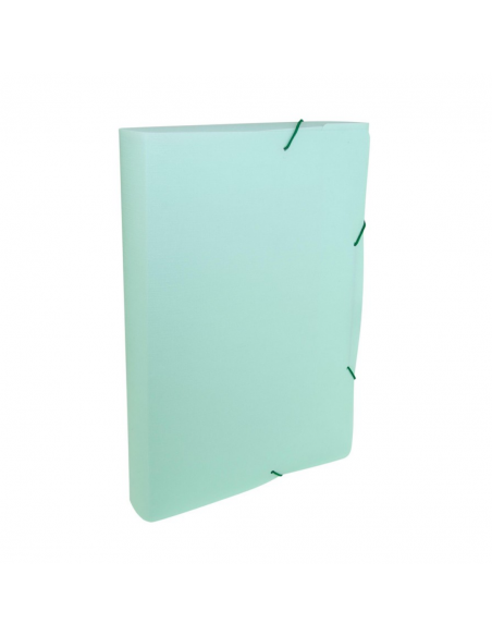 Folder de Plástico Verde Pastel DELLO