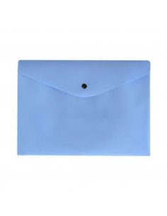 DELLO Folder con Botón Color Azul Pastel