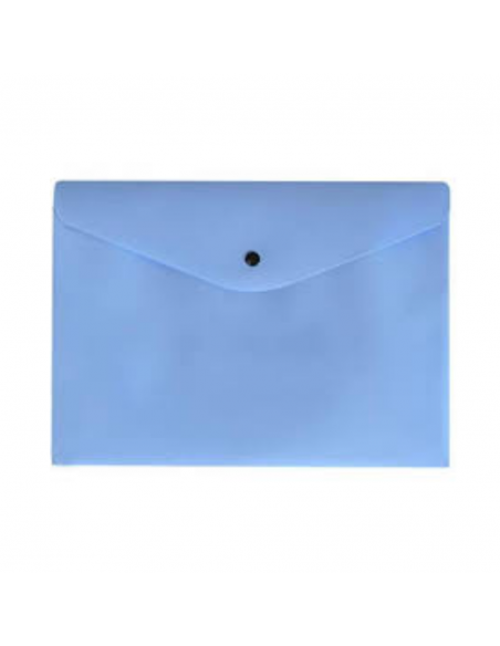 DELLO Folder con Botón Color Azul Pastel