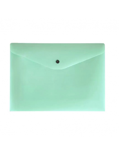 DELLO Folder con Botón color Verde Pastel