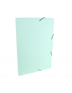 DELLO Folder Elástico Color Verde Pastel