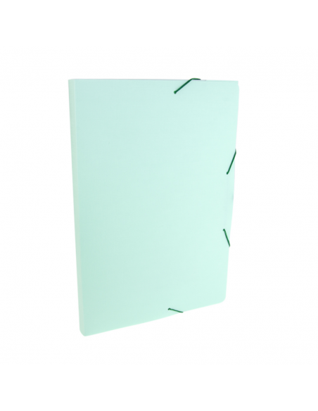 DELLO Folder Elástico Color Verde Pastel