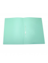 DELLO Folder Doblado con Clip Verde Pastel
