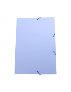 DELLO Folder Ala Elástica Oficio Serena Azul Pastel