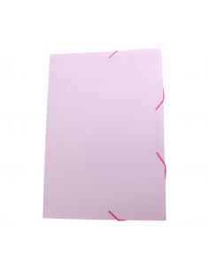 DELLO Folder Ala Elástica Oficio Serena Rosa Pastel