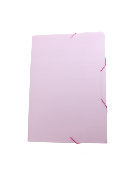 DELLO Folder Ala Elástica Oficio Serena Rosa Pastel