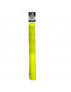 DELLO Regla 30cm Color Amarrillo