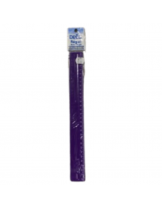 DELLO Regla 30cm Color Purpura