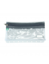 Estuchera Crystal Cool Grey, Cuaderno Inteligente