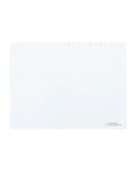 Cuaderno Inteligente Refil Hojas Pautado Horizontal Grande de120g