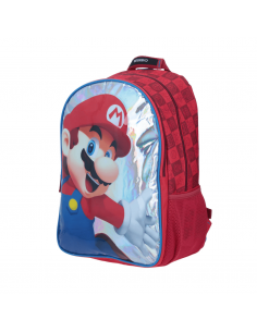 CHENSON Mochila Grande Mario Bros Rojo