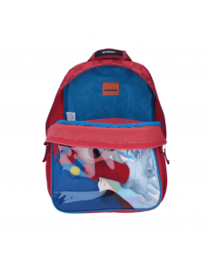 CHENSON Mochila Grande Mario Bros Rojo