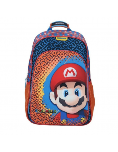 CHENSON Mochila Grande Azul Mario Boss