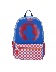 CHENSON Mochila Grande Mario Bros Silueta