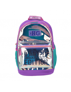 CHENSON Mochila Grande Rosa Happy Girl