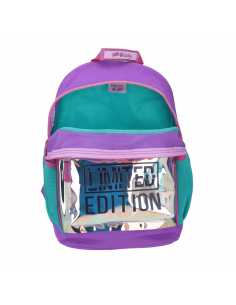 CHENSON Mochila Grande Rosa Happy Girl