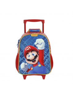 CHENSON Mochila con Ruedas Chica Mario Bros Iker
