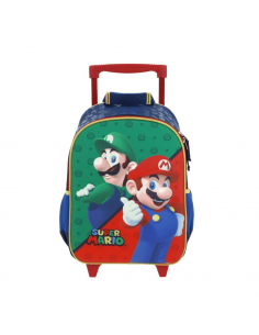 CHENSON Mochila con Ruedas Chica Mario Bros Bros
