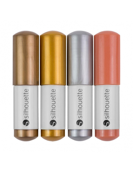 SILHOUETTE Plumas de dibujo Metal Sketch Set 4 Colores
