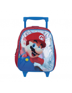 CHENSON Mochila con Ruedas Chica Mario Bros