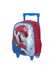 CHENSON Mochila con Ruedas Chica Mario Bros