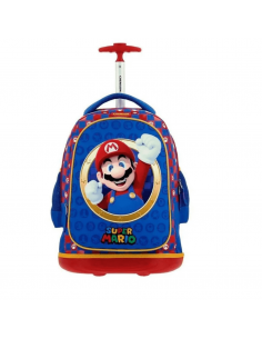 CHENSON Mochila con Ruedas Grande Mario Bros Marsh
