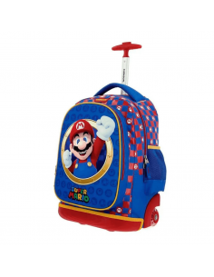 CHENSON Mochila con Ruedas Grande Mario Bros Marsh