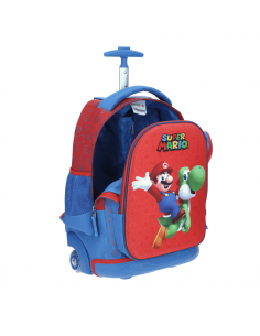 CHENSON Mochila con Ruedas Grande Mario Bros Capri