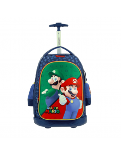 CHENSON Mochila con Ruedas Grande Mario Bros Bros